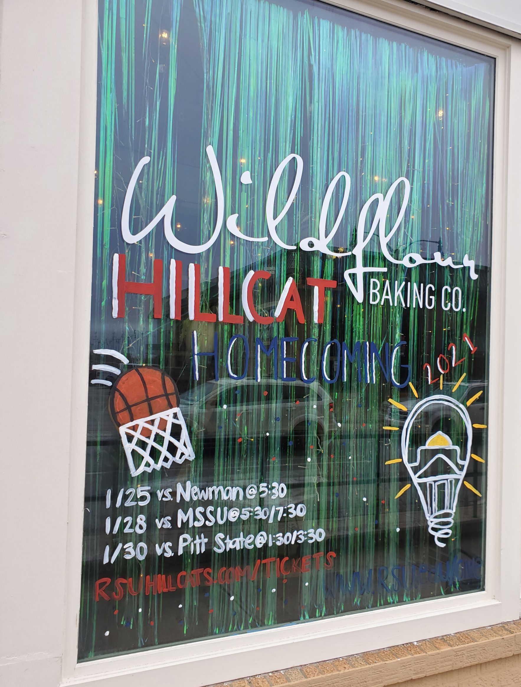Paint the town 2021 Wildflour Baking Co window
